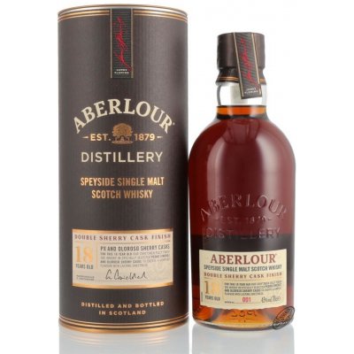 Aberlour 18y Double Sherry Cask Finish 43% 0,7 l (tuba)