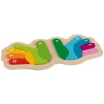 Montessori Playtive Dřevěná výuková hra ruce na pokládání – Zboží Mobilmania
