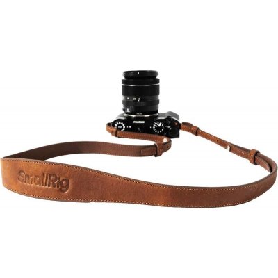 SmallRig 5209 Universal Leather Camera Shoulder Strap Brown – Zboží Živě