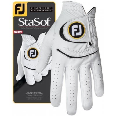 Footjoy StaSof Mens Golf Glove Pravá bílá M/L – Hledejceny.cz