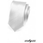 Avantgard kravata Slim Stříbrná 551 737 – Zboží Dáma