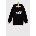 Puma mikina ESSENTIAL BIG LOGO FZ HOODIE Černá – Zboží Dáma