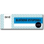 Optys 1267 Bločkové vstupenky 14x5cm 100 listů – Zboží Živě