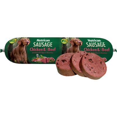Nutrican Sausage Chicken & Beef 0,8 kg – Hledejceny.cz