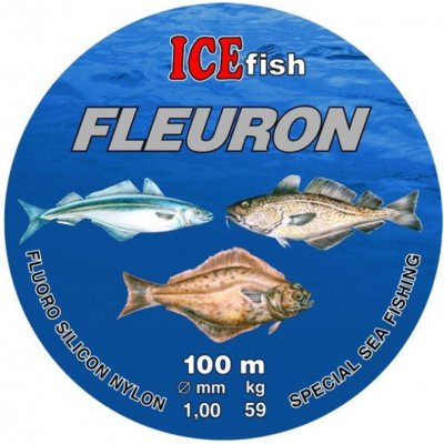 ICE Fish Fleuron Carbon 100m 0,5mm 18kg – Zboží Mobilmania