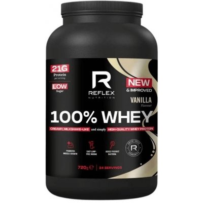 Reflex Nutrition 100% Whey Protein 720 g – Hledejceny.cz