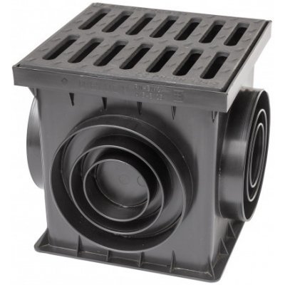 Bielbet Dvorní vpusť s litinovým roštem 250 x 250 x 250 mm – Zboží Dáma