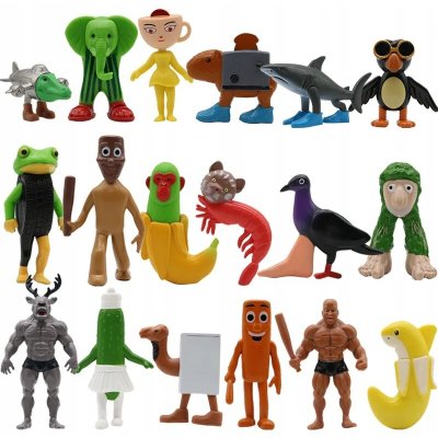 TungTungTungSahur AI Tralalero Tralala 3D 11 cm Sada figurek 18 ks – Hledejceny.cz