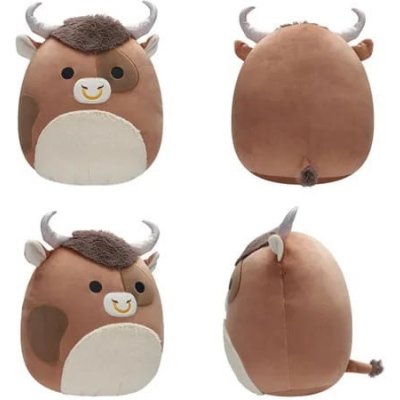 Squishmallows 30 cm P14 Hnědý skvrnitý býk 2407P14