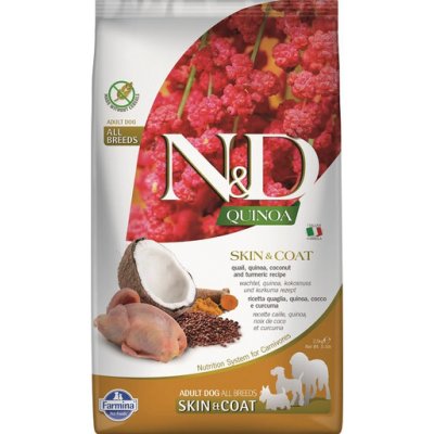 N&D Dog Quinoa Skin & Coat Quail 2,5 kg