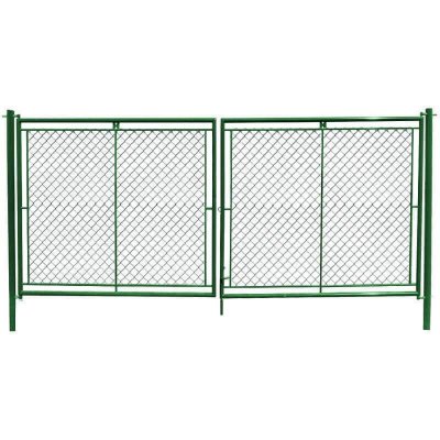 Brána zahradní dvoukřídlá, výška 150 cm x 360 cm FAB zelená