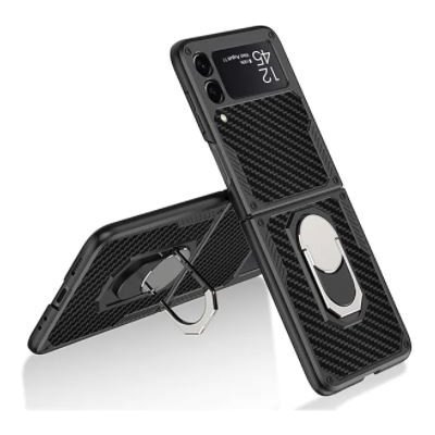 Pouzdro GKK RING Ochranné Samsung Galaxy Z Flip 3 5G carbon