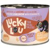 Konzerva pro kočky Lucky Lou Lifestage Adult drůbež a losos 24 x 200 g