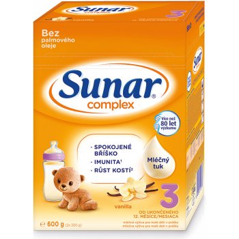 Sunar 3 complex vanilka 600 g