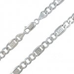 Infinity Silver Stříbrný pánský řetízek figaro se vzorem 1310150D10650 – Hledejceny.cz