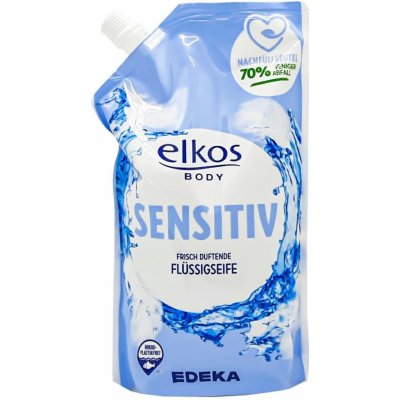Elkos tekuté mýdlo pro citlivou pokožku náhradní náplň 750 ml – Hledejceny.cz