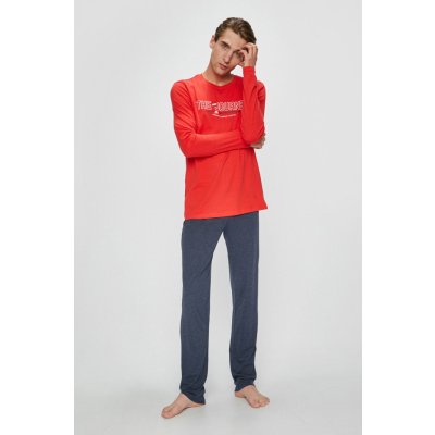 Esotiq & Henderson 36203 Focus pyžamo dlouhé červené – Zboží Mobilmania