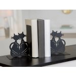 Gilde Kovové zarážky na knihy Love Cat, 17 cm – Hledejceny.cz