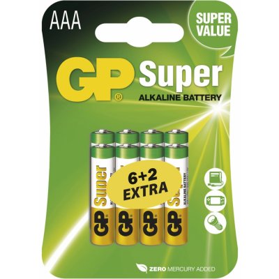 GP Super AAA 6+2ks 1013118000 – Hledejceny.cz