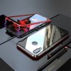 Pouzdro a kryt na mobilní telefon Huawei Pouzdro JustKing kovové rámeček s tvrzeném sklem Huawei nova 3i - červené