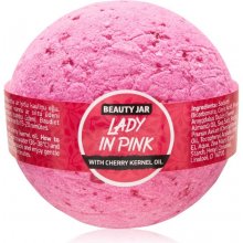 Beauty Jar Lady In Pink šumivá koule do koupele s olejem z třešňových jader 150 g