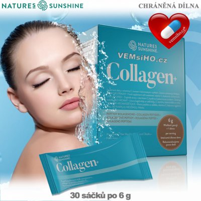 Nature’s Sunshine Collagen+ KOLAGEN + VITAMÍN C + ZINEK + KYSELINA HYALURONOVÁ 30 sáčků – Hledejceny.cz