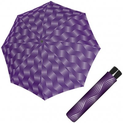Doppler Mini Fiber Wave dámský skládací deštník fialový – Zboží Mobilmania