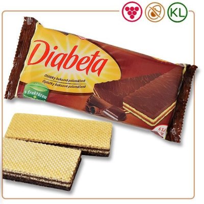 Diabeta Oplatka kakaová 110 g – Zbozi.Blesk.cz