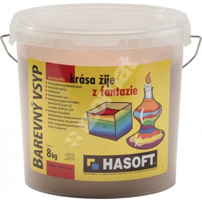 Hasoft barevný vsyp pro tekutou dlažbu 8 kg – Zboží Mobilmania