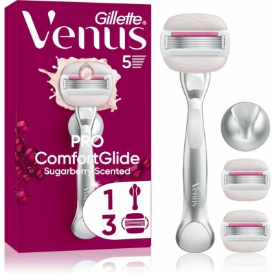 Gillette Venus Pro ComfortGlide Sugarberry + 5 ks hlavic – Zboží Mobilmania