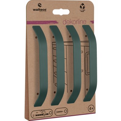 Walteco Lugano 128 mm matná zelená 4 ks 7750 – Sleviste.cz