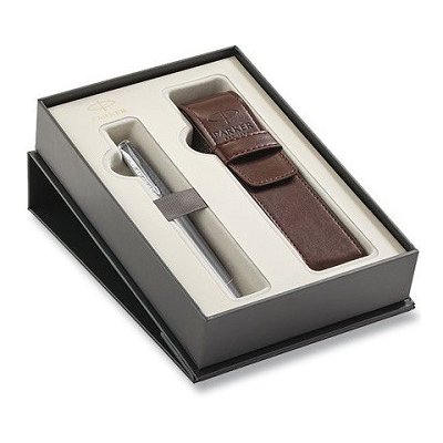 Parker 231 Royal Urban Premium Silver Powder CT plnicí pero dárková sada – Zboží Živě