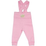 Esito Rostoucí žebrované kalhoty s laclem Color Pink růžová – Sleviste.cz