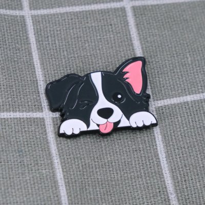 Pinarna Černobílý pejsek s vyplazeným jazykem – Zboží Dáma