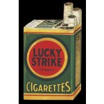 Plechová retro cedule / plakát - Lucky Strike Provedení:: Plechová cedule A5 cca 20 x 15 cm