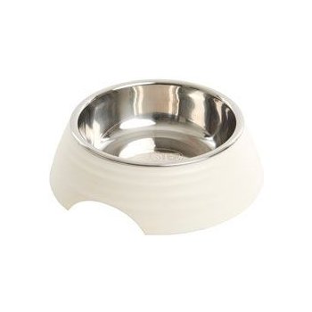 Kruuse Jorgen A/S Miska melamin Frosted Ripple Bowl bílá 160 ml