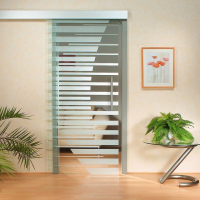 Glasdesign Verona skleněné 900 x 2050 mm s madlem – Zboží Mobilmania