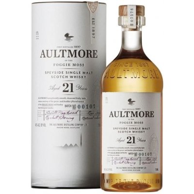 Aultmore 21y 46% 0,7 l (tuba) – Hledejceny.cz