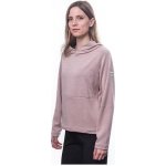 Sensor Merino Upper traveller dámská mikina s kapucí dusty pink – Zboží Dáma