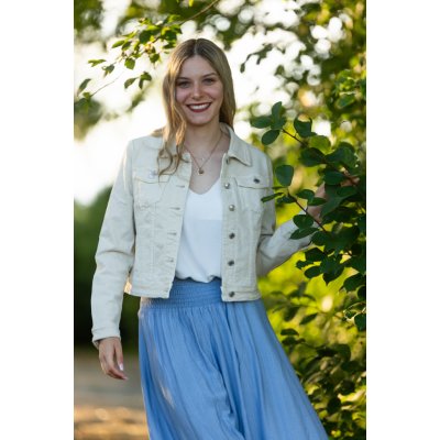 Re-dress jeans Coconut C101-1 krémová – Zboží Mobilmania