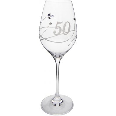 Swarovski Sklenice na víno s krystaly jubileum 50 360 ml – Hledejceny.cz