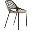 Zahradní židle a křeslo Fast Hliníková jídelní židle Niwa, 51x51x78 cm, lakovaný hliník powder grey