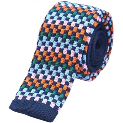 Pletená kravata se vzorem PK003 barevná – Zboží Mobilmania