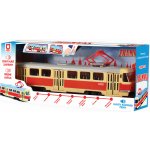 Rappa Tramvaj hlásící zastávky česky s funkčními dveřmi 28 cm – Zboží Dáma