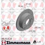 Brzdový kotouč ZIMMERMANN 285.3525.20