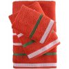 Ručník United Colors of Benetton sada 4 ks ručníků Rainbow 2x 15 x 21 cm + 30 x 50 cm + 70 x 140 cm červená
