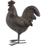 Hnědá antik dekorace kohout - 19*9*24 cm – Hledejceny.cz