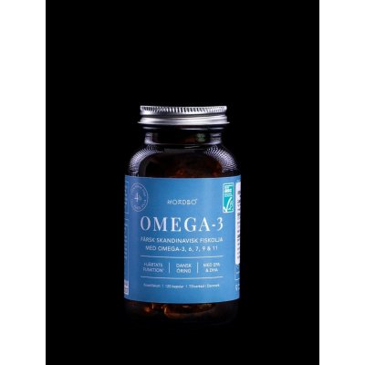 Nordbo Skandinávský Omega-3 Rybí Olej 120 kapslí – Hledejceny.cz