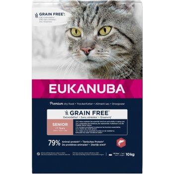 Eukanuba Senior Grain Free bohaté na lososa 2 x 10 kg