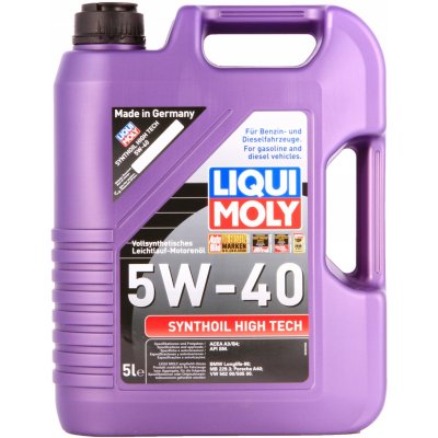 Liqui Moly Synthoil High Tech 5W-40 5 l 1856 | Zboží Auto